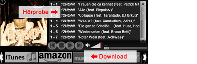 Eplanation of Musicplayer and MP3 Download